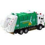 Garbage Truck For Kids Metal Cabin Bin Lights Sounds Green | Shoptok.si