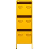  Visoka komoda boja senfa 39x35x103,5 cm čelična | shoptok.hr