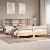 vidaXL Knjižna postelja brez vzmetnice 180x200 cm trdna borovina | Shoptok.si
