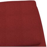  Stolica za opuštanje crvena boja vina od tkanine | shoptok.hr