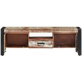 TV ormarić 120 x 30 x 40 cm od masivnog obnovljenog drva | Eponuda.com