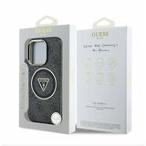 Guess IML 4G Glitter and Triangle Logo MagSafe Zadní Kryt pro iPhone 16 Pro Black Ovitek za telefon Vijolična | Shoptok.si