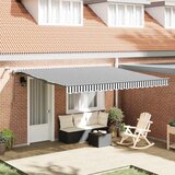 Tenda na automatsko uvlačenje LED antracit i bijela 400x300 cm | shoptok.hr