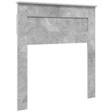  Okvir za krevet s uzglavljem Betonski sivi 90 x 190 cm | shoptok.hr