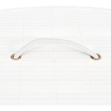  Kutna košara za rublje od bambusa bijela 60 L | shoptok.hr