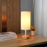  Brilagi - Stona lampa sa USB priključkom TABLON 1xE27/25W/230V hrast/bela/krem | Eponuda.com