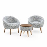 Atelier Del Sofa fotelje i klub stočić lida weave dark blue white | Eponuda.com
