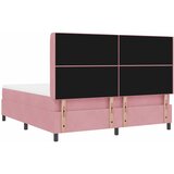  Krevet s opruga kutije s madracem Ružičasta 180 x 200 cm Baršun | shoptok.hr