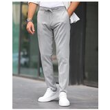 Dewberry 15728 Slim Fit Jogger Mens Trousers-GREY | shoptok.hr