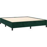  Krevet s oprugama i madracem tamnozeleni 180x200 cm baršunasti | shoptok.hr