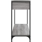  Konzolni stol siva boja hrasta 100x34,5x75 cm konstruirano drvo | Eponuda.com