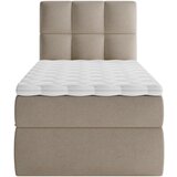 MID.YOU POSTELJA Z VZMETNICO 90 cm x 200 cm , les, tekstil, leseni material svetlo rjava | Shoptok.si
