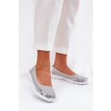 VINCEZA Leather perforated ballerinas | Shoptok.si