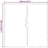 CERADA Pokrivalo za rastline Transparentno 6 x 8 m PE, (5000287631) | Shoptok.si