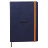  Notes A5, Rhodiarama soft, s gumicom, diktando crte, tamnoplavi | shoptok.hr