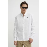 Timberland Lanena srajca bela barva, TB0A2DC31001