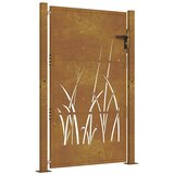  Vrtna vrata 100x125 cm Corten čelik dizajn trave | Eponuda.ba