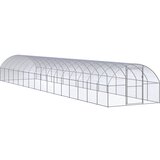 vidaXL Zunanji kokošnjak 3x16x2 m pocinkano jeklo | Shoptok.si