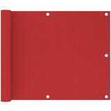 vidaXL Balkonsko platno rdeče 75x500 cm HDPE, (20743078) | Shoptok.si