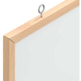 vidaXL Magnetska bijela ploča s okvirom od punog borovine 60x55 cm | shoptok.hr