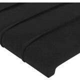  Uzglavlje s ušima crno 103x16x78/88 cm baršunasto | shoptok.hr