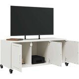 vidaXL TV ormarić bijeli 100,5 x 39 x 43,5 cm hladno valjani čelik | shoptok.hr