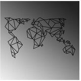 Wallity zidna dekoracija world map led 010, 58 x 100 cm, crna | Eponuda.com