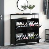  Ormar za cipele Crni hrast 100 x 34 x 112 cm Konstruirano drvo | Eponuda.ba