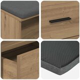  Klupa za cipele s jastučićem Hrast artisan 100 x 38 x 46 cm | shoptok.hr
