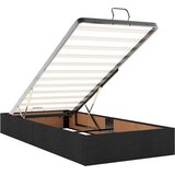 vidaXL Otomanski okvir kreveta s madracima crni 180x200cm od tkanine | shoptok.hr