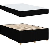  Krevetna konstrukcija Crna 120 x 190 cm tkanina | shoptok.hr
