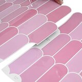 Pernata pločica 10 pcs Ružičasta 30 x 30 cm Poliuretan i PET | shoptok.hr