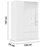 XORA OMARA ZA OBLAČILA, bela | Shoptok.si