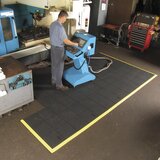 Notrax Sestavljiva podloga Cushion Ease Solid, zaprta nitrilna guma, DxŠxV 910 x 910 x 19 mm, črna | Shoptok.si