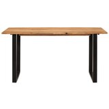 Maison Chic Jedilna miza - Kuhinjska miza - Jedilni stol 154x80x76 cm trden akacijev les, (21715366) | Shoptok.si