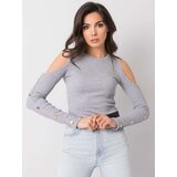 RUE PARIS Blouse-RV-BZ-5099-1.07-gray | Shoptok.si