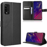  Preklopni ovitek / etui / zaščita Luxury za Wiko Power U20 - črni Cene