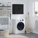 Maison Chic Stenska omarica - Zidna omarica črna 60x31x60 cm inženirski les iu455, (22063439) | Shoptok.si