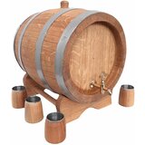  Hrastova bačva 10L + 6 čaša | shoptok.hr