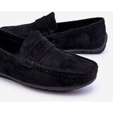 Boto marka niezdefiniowana Men's Suede Loafers Black Wesley | Shoptok.si