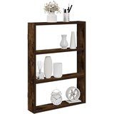  Zidna polica dimljeni hrast 43x9x60 cm konstruirano drvo | shoptok.hr