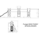Fungoo Set SPACE LONGER - drveno vrtno igralište | shoptok.hr
