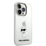 Karl Lagerfeld Originalen ovitek KLHCP14LHNCHTCT za iPhone 14 Pro prozorna silikonska zaščita - IML NFT Choupette | Shoptok.si
