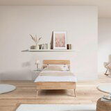 MID.YOU POSTELJA 90 cm x 200 cm , les bukev (jedrovina) | Shoptok.si