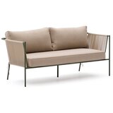 Kave Home Zelen/bež oblazinjen vrtni kavč Zivia – | Shoptok.si