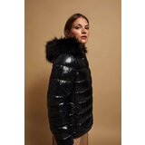 Marisse Quilted Jacket With A Fur Hood | ePonuda.com