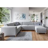 Miuform Svijetlo siva sklopiva/s prostorom za odlaganje kutna garnitura (s lijevim kutom/u obliku slova "U") Classy Sophie – | shoptok.hr