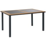 Beldano Vrtna Miza Bernd, Aluminij, Kaljeno Steklo, 140x90 | Shoptok.si