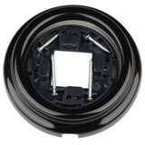  Elhard - Zidna keramička retro kućna utičnica sa okvirom SCHUKO 230V, crna | Eponuda.com