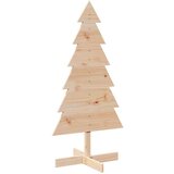 vidaXL Drveno ukrasno božićno drvce 120 cm od masivne borovine | shoptok.hr